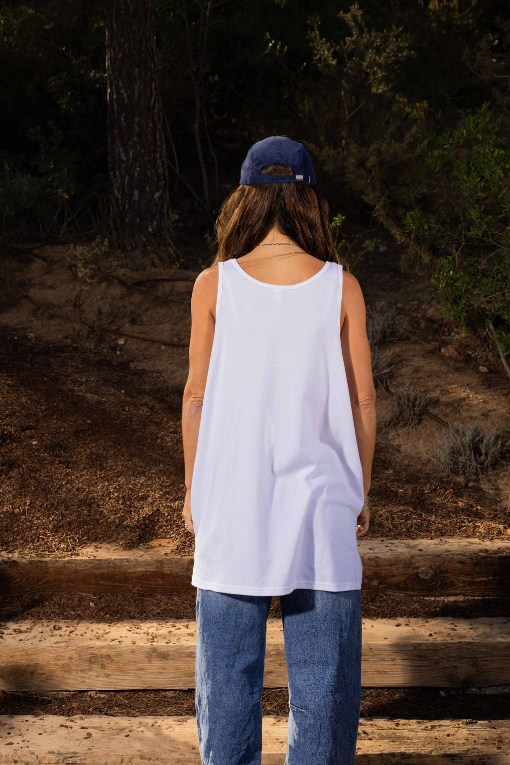 Camiseta Tank Bordado