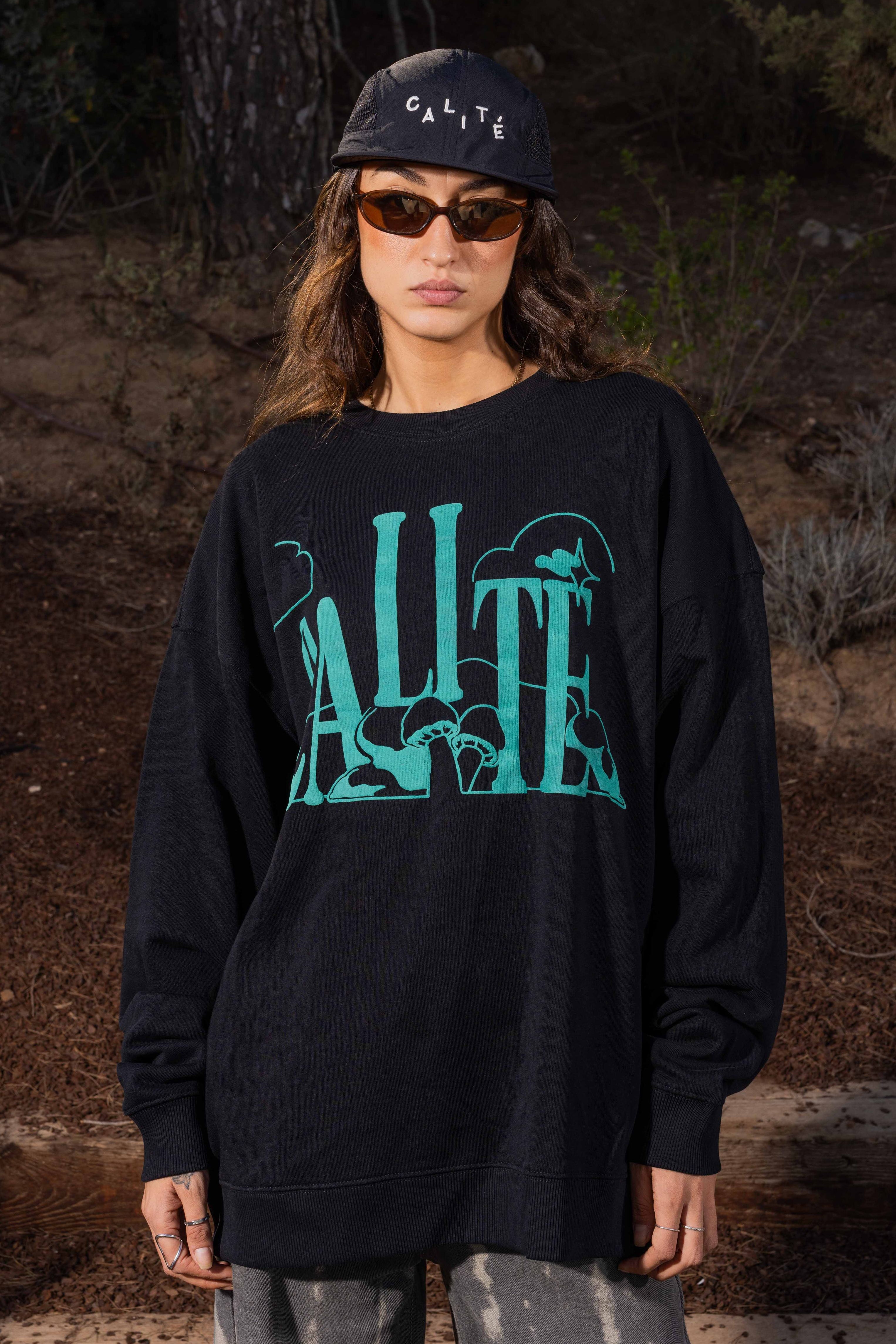 Sudadera crewneck Shrooms