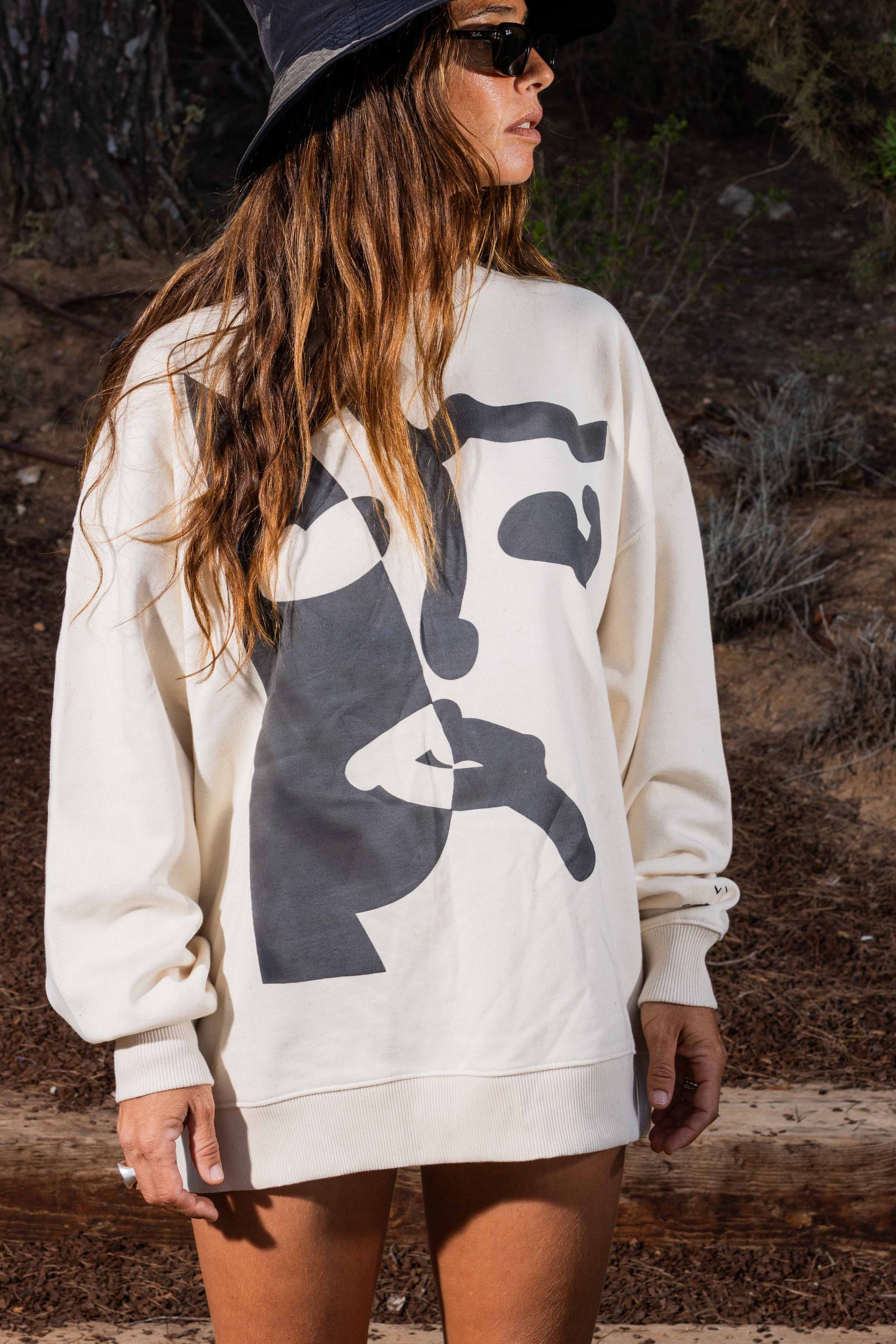 Sudadera crewneck Drawing Foam