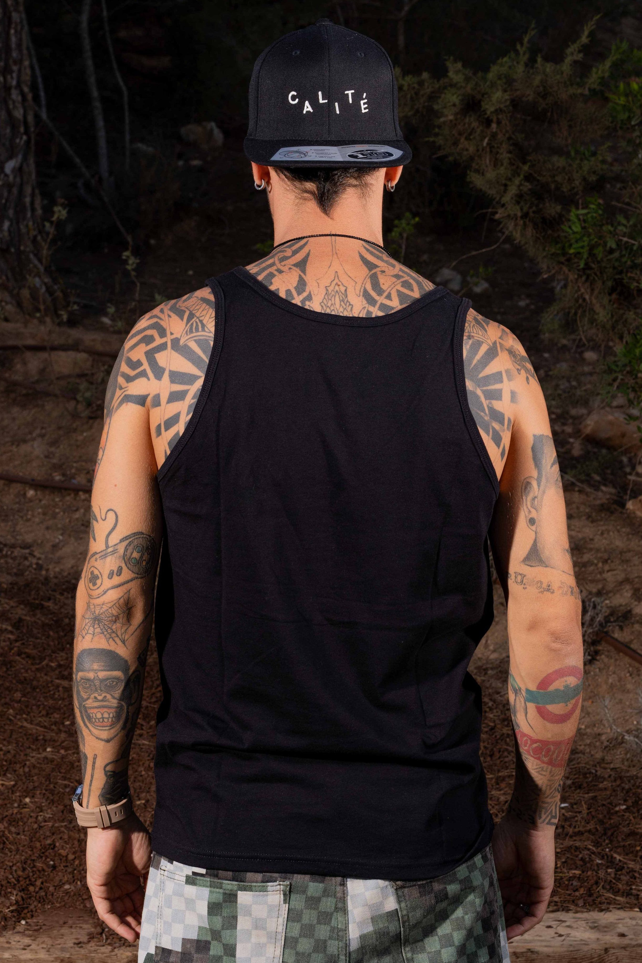 Camiseta Tank Bordado