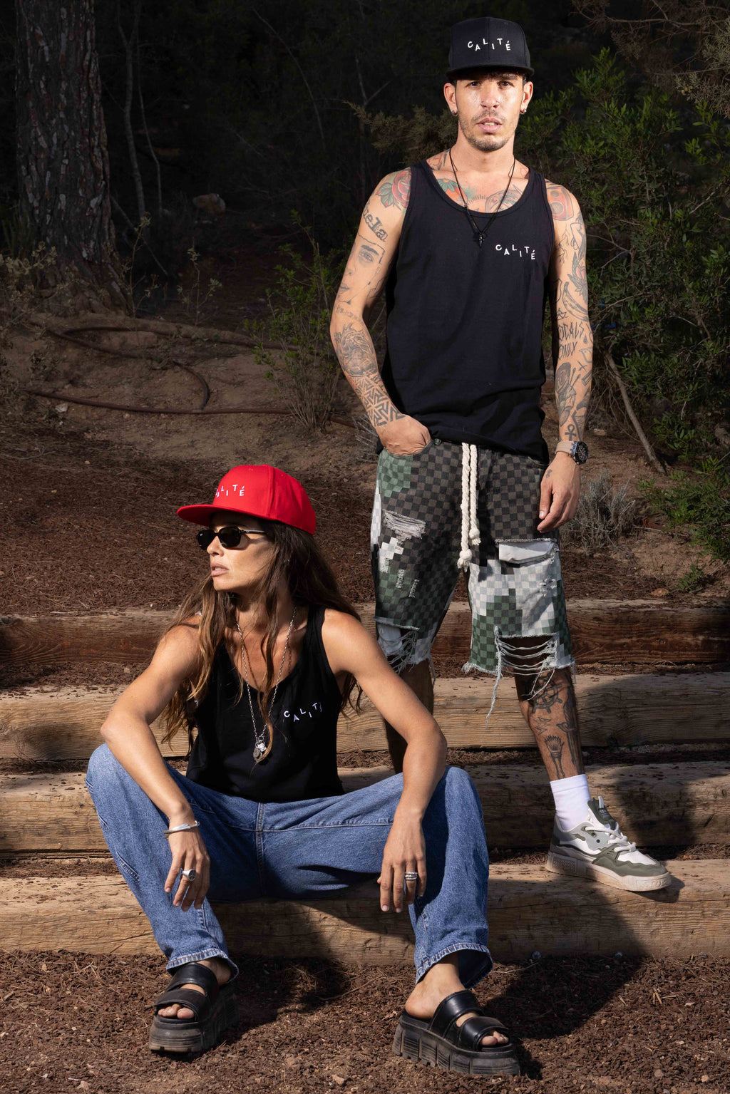 Camiseta Tank Bordado