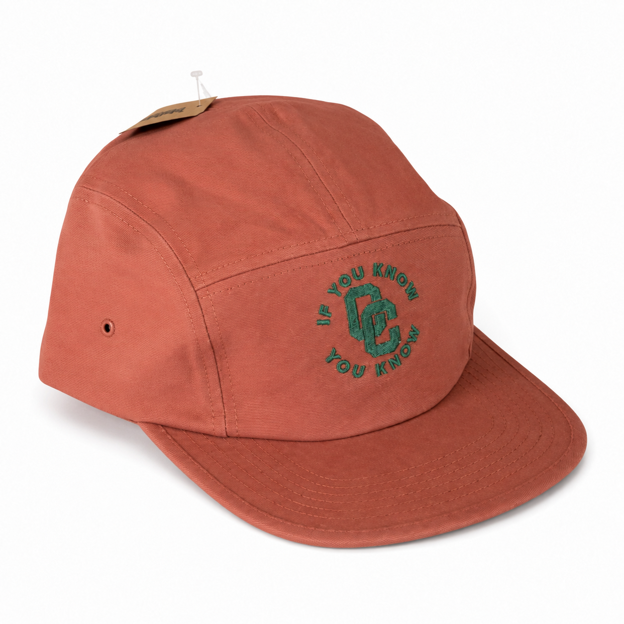 Gorra 5 Panel Naranja Calité
