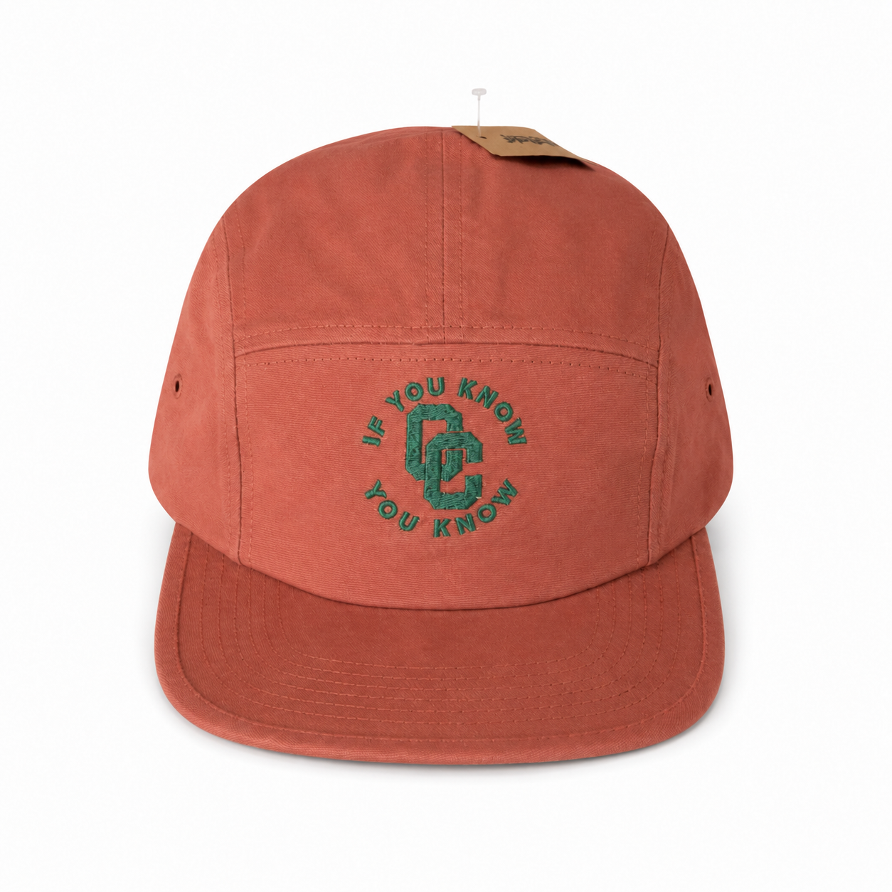 Gorra 5 Panel Naranja Calité